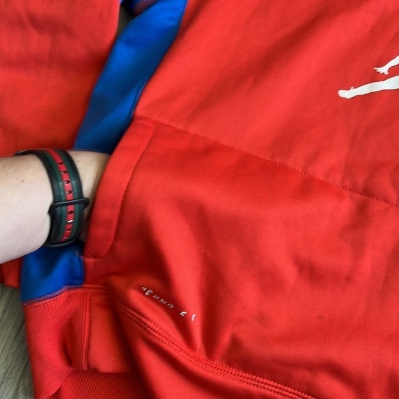 Jordan Red and Blue  Hoodie Size L 12-13 - Picture 5 of 8